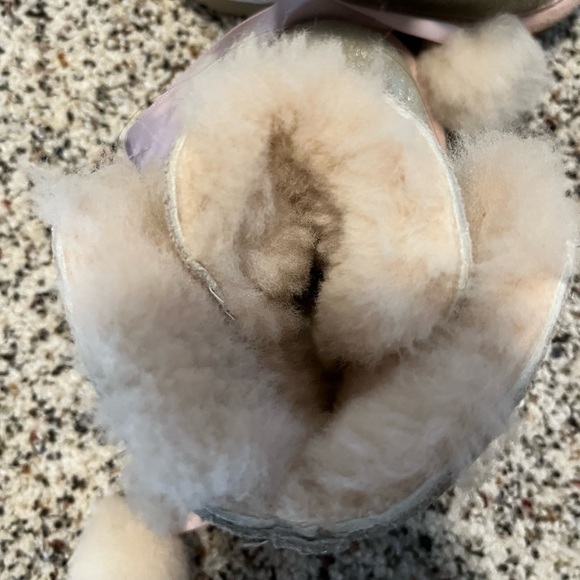 Sparkly UGG “Gita” Shearling Boots - Picture 6 of 7